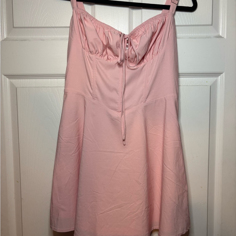 Elegant Pink  Women's Mini  Dress